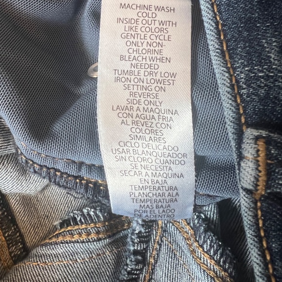 Democracy "Ab Solution" Wide Leg Jean Size 8 - Picture 7 of 9